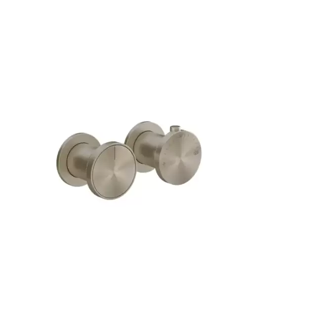 Gessi Origini Внешние части встроенного термостата для ванны, цвет: Finox Brushed Nickel