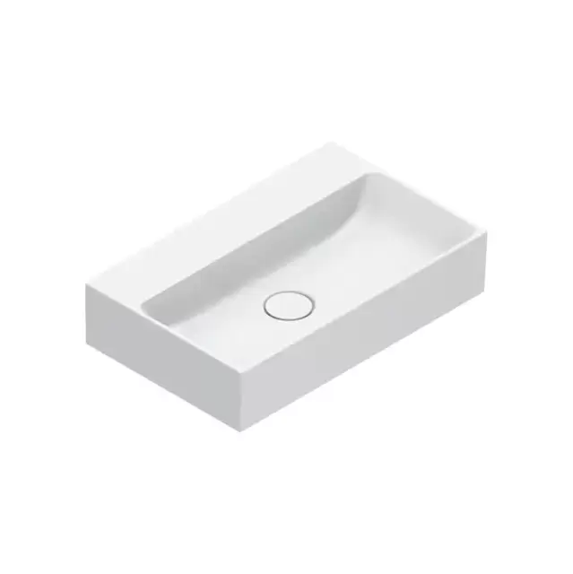 Catalano Premium Раковина 55х35см, подвесная, без отв., цвет: белый глянцевый