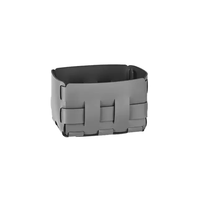 ADJ Корзинка Mini Bottega, 12x19xH13 см., цвет: серый/черный