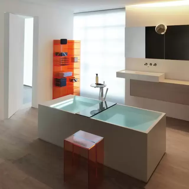 Laufen Kartell Ванна 176x76x44см., свободностоящая, композит, цвет: белый