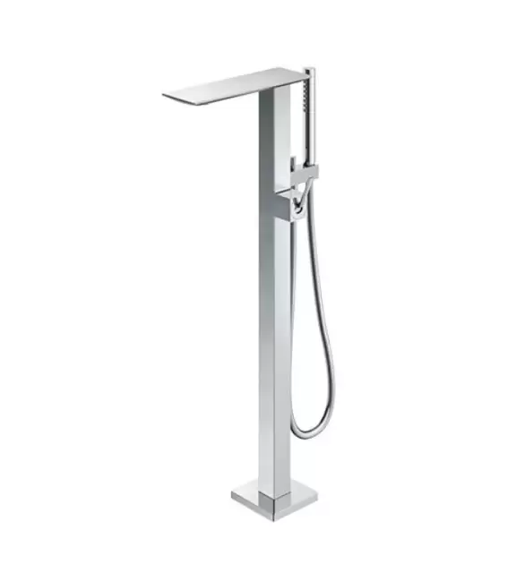 TOTO NEOREST Смеситель для  ванны отдельност., с ручным душем, латунь, цвет: хром (нужно основание TBN01105R)