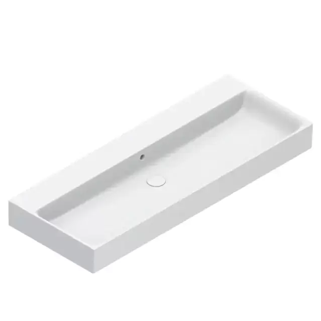 Catalano Premium Раковина 120х47см, без отв., подвесная, цвет: белый глянцевый