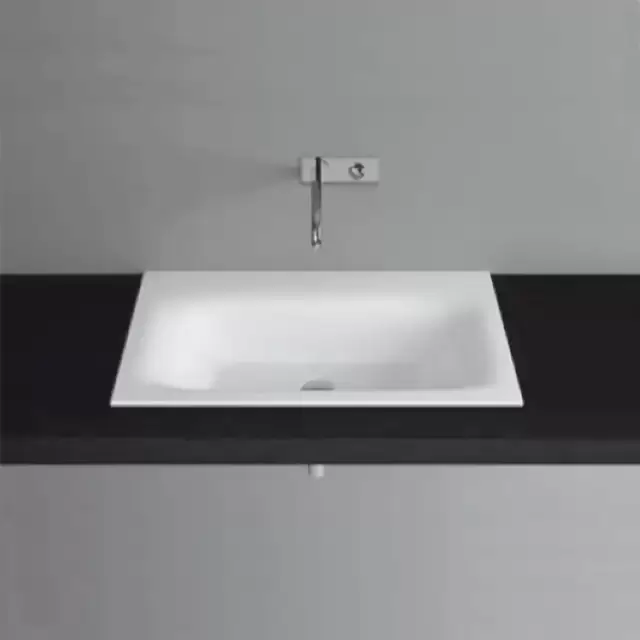 Bette Lux Раковина 80х49.5х12 см, без отв., сталь, цвет: белый