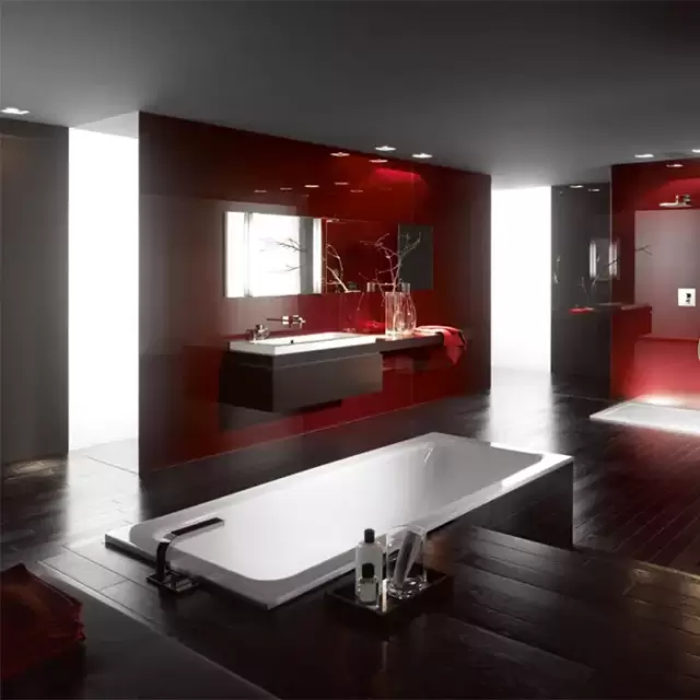 Bette One Ванна с шумоизоляцией пристенная, 170х75х42см., BetteGlasur&reg; Plus, антислип, цвет: белый (для удлиненного слива-перелива)