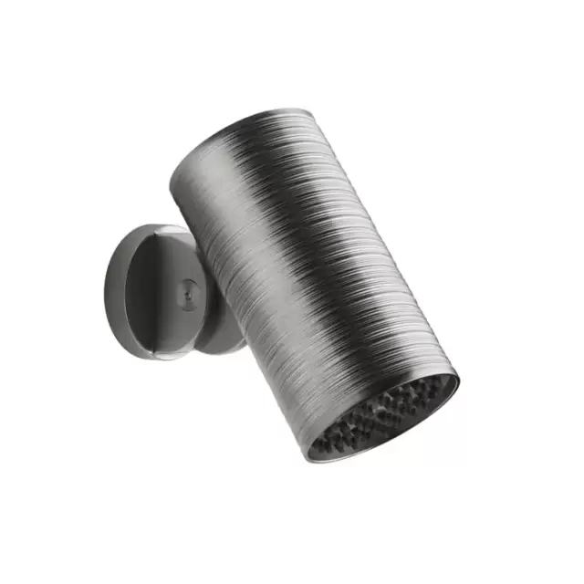 Gessi 316 Trame Верхний душ &Oslash;7.9см., с настенным креплением, тропический ливень, цвет: Steel Brushed