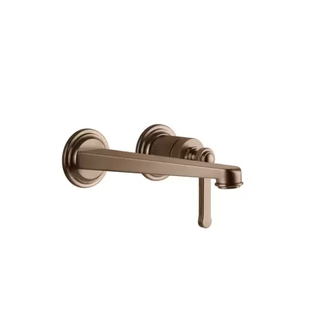 Gessi Venti20 Смеситель для раковины, встраиваемый, излив 20.1см., цвет: Copper Brushed PVD