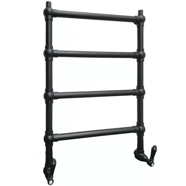 Nicolazzi El Capitan Полотенцесушитель 55(70)х80.3см., водяной, цвет: черный матовый