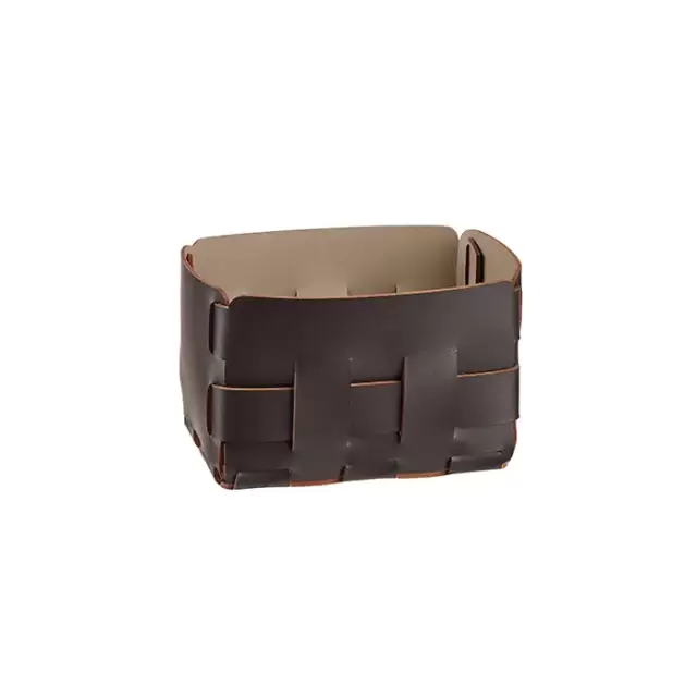 Colombo Adj Корзинка Mini Bottega, 12x19H13 см, цвет: шоколад/капучино