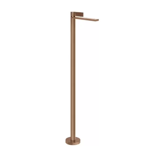 Gessi Inverso Rigato Смеситель для раковины, напольный, цвет: Copper Brushed PVD
