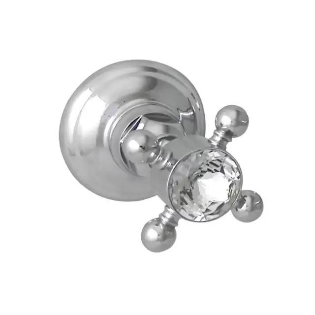 Nicolazzi Half Dome Crystal Вентиль запорный 1/2&rdquo;, цвет: хром