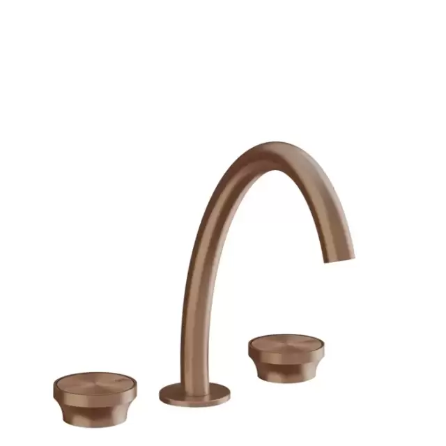 GESSI Origini Смеситель для раковины, на 3 отв., в компл с отд вставкой, цвет: Copper Brushed PVD