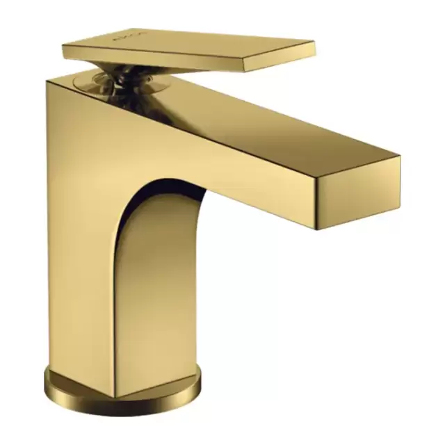 Axor Citterio Смеситель для раковины 90, на 1 отв., с донным клапаном, цвет: полированное золото