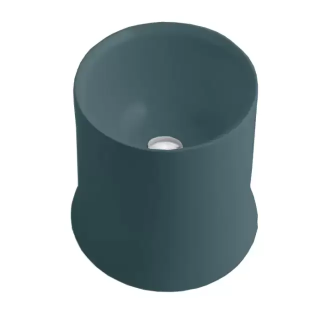 Simas Sharp раковина накладная высокая , d42см h 44 см, без отв., цвет: navy matt