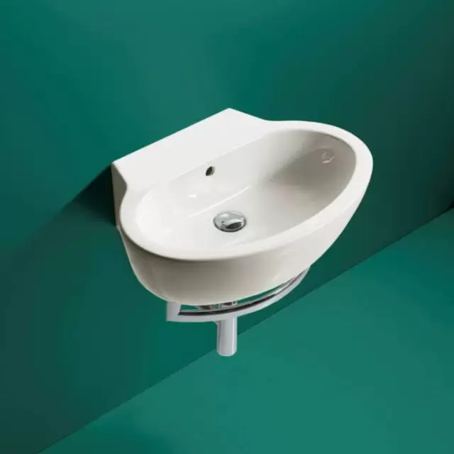 Simas Lft Spazio Раковина 60 см, без отв., цвет: белый