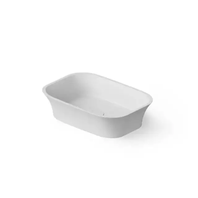 Dea Design Washbasins Раковина 55х38х14см., накладная, без отв., Solid Surface, цвет: White №18
