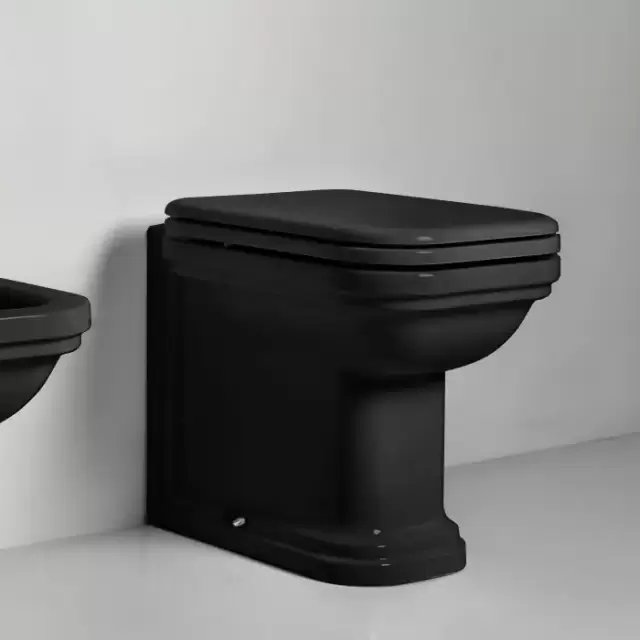 Kerasan Waldorf Унитаз напольный пристенный 55х37см, цвет: черный
