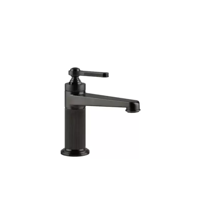 Gessi Venti20 Смеситель для раковины, на 1 отв., цвет: Black Metal Brushed PVD