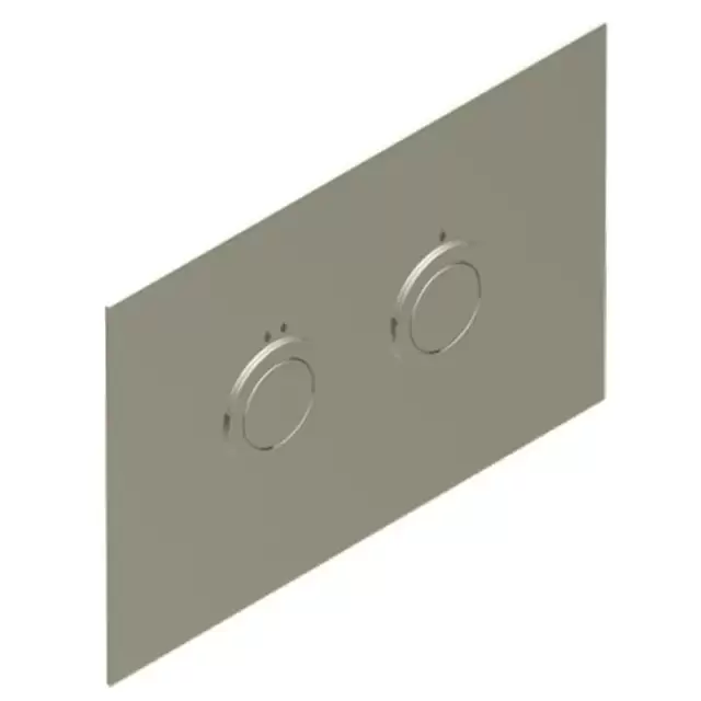 THG Клавиша смыва для унитаза, двойная, для инсталляций TECE, цвет: Matt Nickel