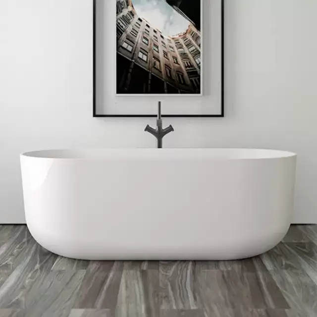 Knief Venice Ванна отдельностоящая 170х75х60см., щелевой перелив, цвет: белая глянцевая