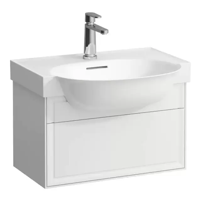 Laufen New Classic Тумба с раковиной, 57.5х31.5х34.5см, 1 ящик, подвесная, цвет: белый глянец
