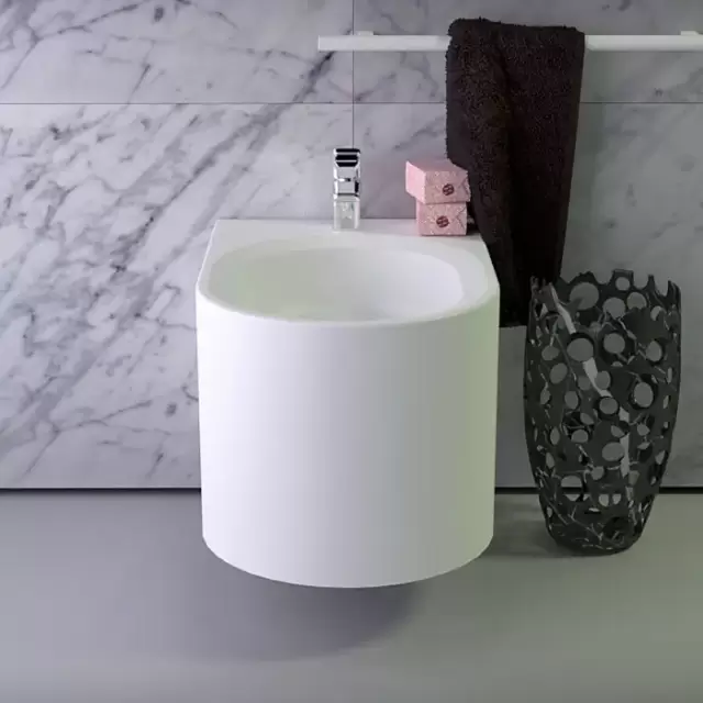 KNIEF Glow Биде подвесное 52x 9x34см, цвет: белый