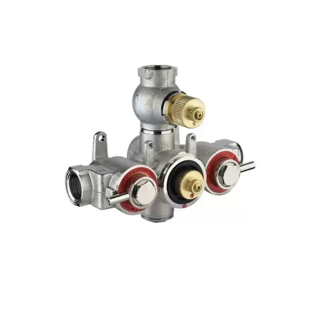 Nicolazzi Встраиваемая часть термостатического смесителя 3/4&rdquo;, с запорно-переключающим вентилем на 2 потребителя