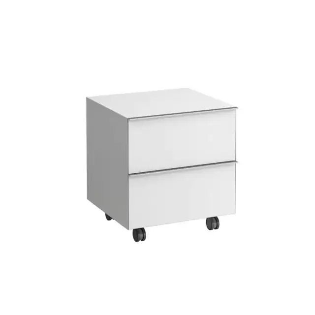 Laufen Space Шкаф на колесиках 535x495(520)x500(580) мм, 2 ящика, белый матовый