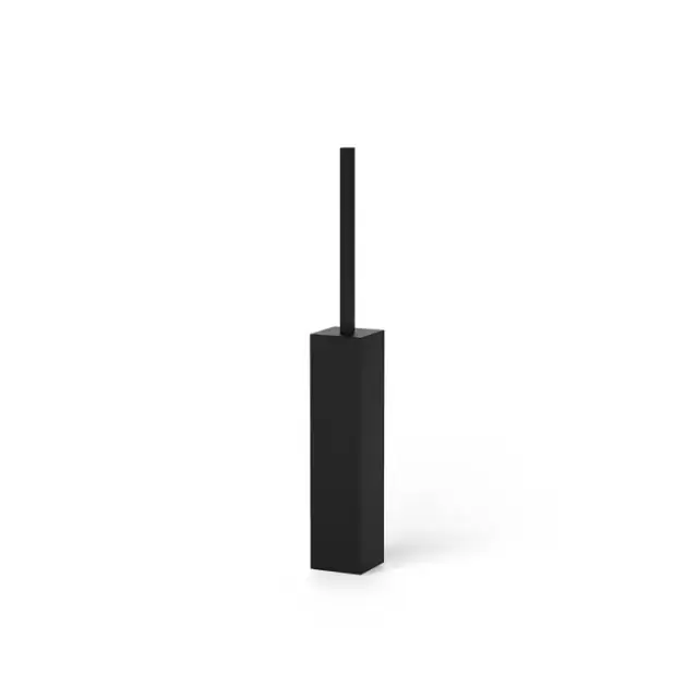 Decor Walther Corner Туалетный ёршик, напольный, цвет: черный матовый