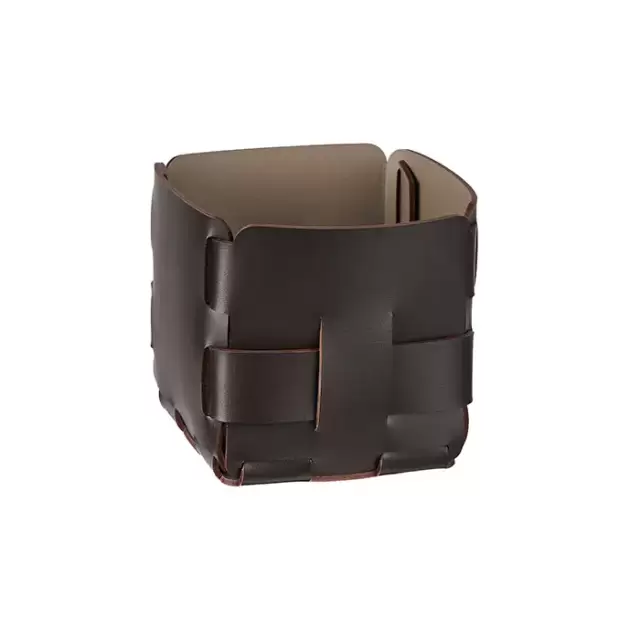 Colombo Adj Корзинка Mini Bottega, 12x12H13 см, цвет: шоколад/капучино