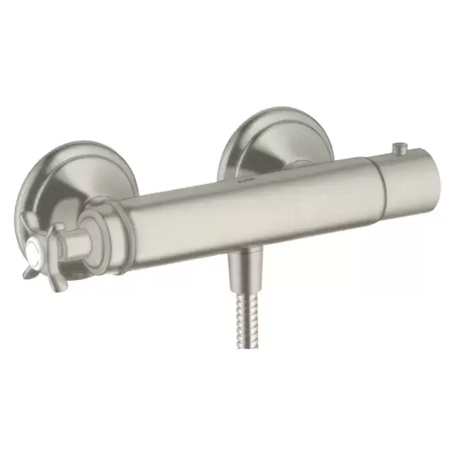 Axor Montreux Смеситель для душа, термостатический, настенный, цвет: сталь