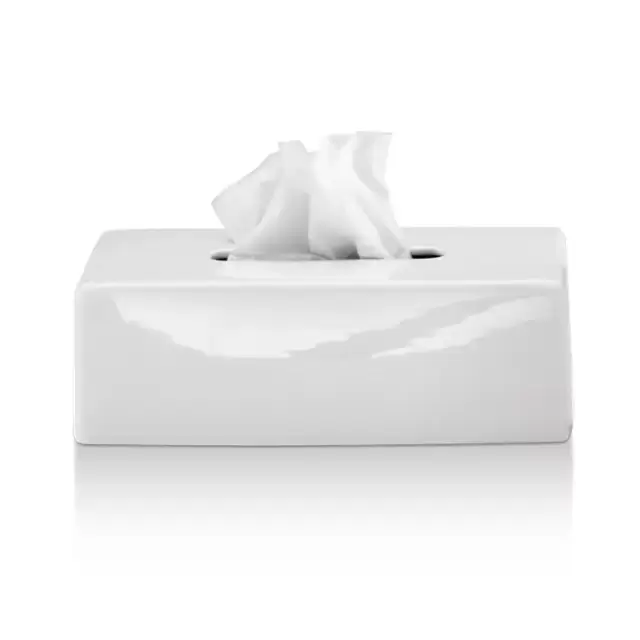 Decor Walther KB 88 Диспенсер для салфеток 26x14x8.5см, керамика, настольный, цвет: белый