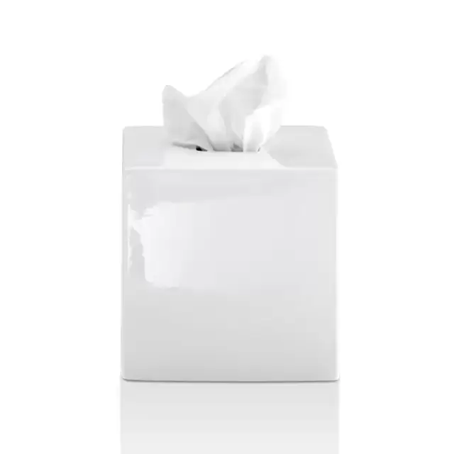 Decor Walther KB 89 Диспенсер для салфеток 13.5x13.5x13.5см, керамика, настольный, цвет: белый