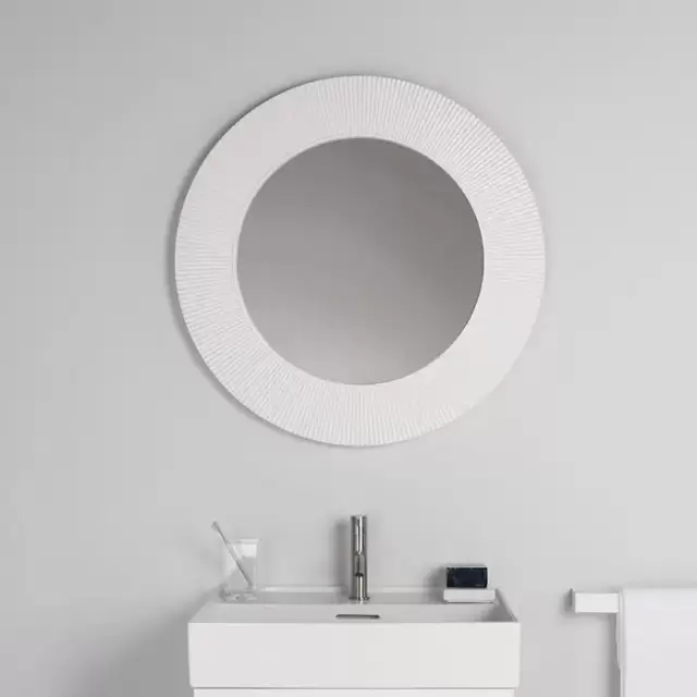 Laufen Kartell Зеркало круглое d=78см, настенное, без подсветки, цвет: белый