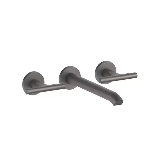 Fantini Sailing Смеситель для раковины, настенный, цвет: Matt Gun Metal PVD