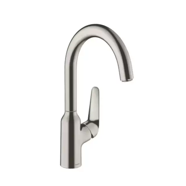 Hansgrohe Focus Смеситель для раковины, на 1 отв., цвет: сталь