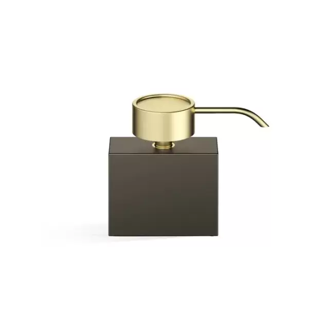 Decor Walther DW 477 Дозатор для мыла, настольный, цвет: темная бронза / золото матовое