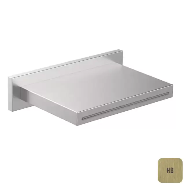 Almar Каскадный душ настенный, нержавеющая сталь, цвет: High Brass