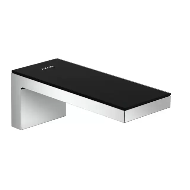 Axor MyEdition Излив для ванны, настенный, излив 200мм, цвет: хром/черное стекло