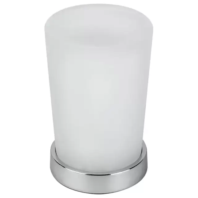 Colombo Road Стакан настольный, цвет: хром/матовое стекло