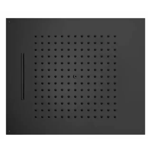 BOSSINI DREAM/2 Верхний душ 570 x 470 мм, 2 режима (дождь, каскад), цвет: черный матовый