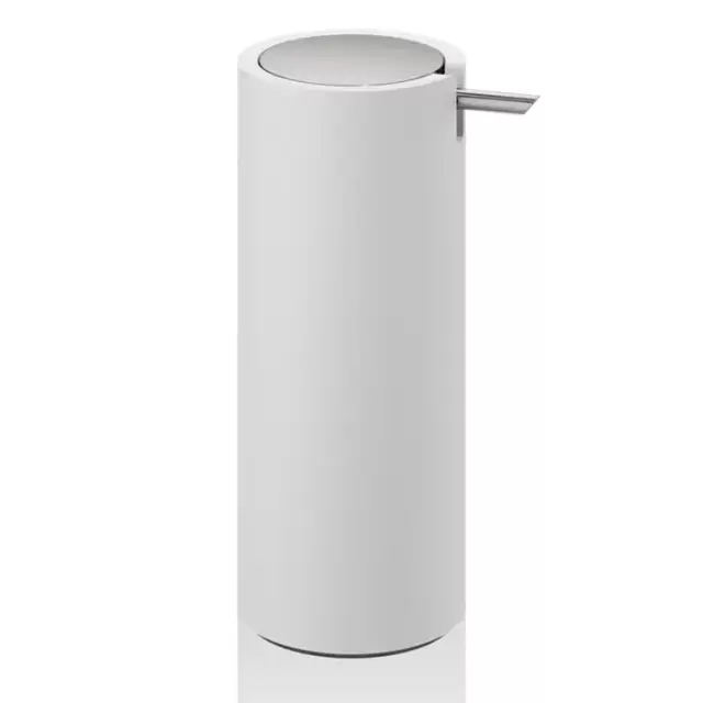 Decor Walther Stone SSP Дозатор для мыла, настольный, цвет: белый / сталь матовая