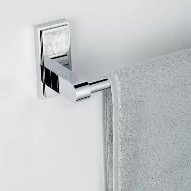 THG Masque de Femme métal lisse Полотенцедержатель 60см, подвесной, цвет: хром