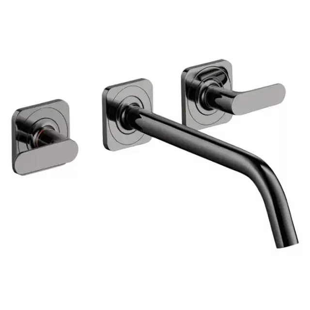 Axor Citterio M Смеситель для раковины, встраиваемый, излив: 22.6см., ручка: рычаг, цвет: полированный черный хром