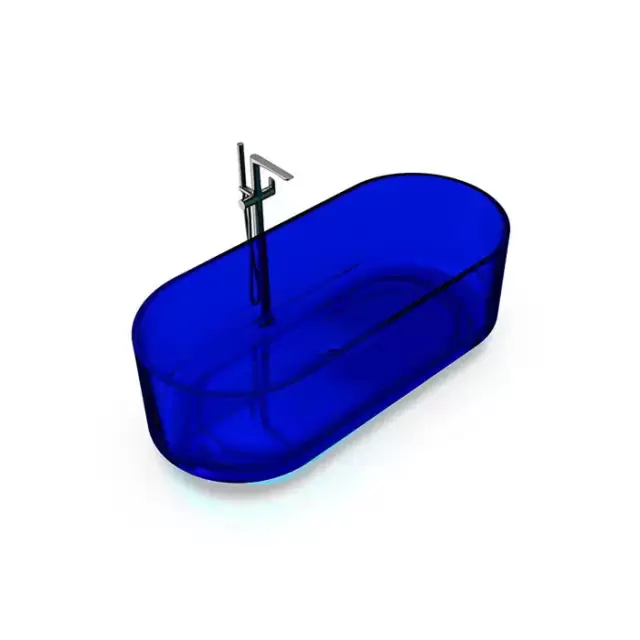 Knief Ellipse shape Ванна отдельностоящая 170x75x56см., из полимерного материала, цвет: Marine blue # XXX