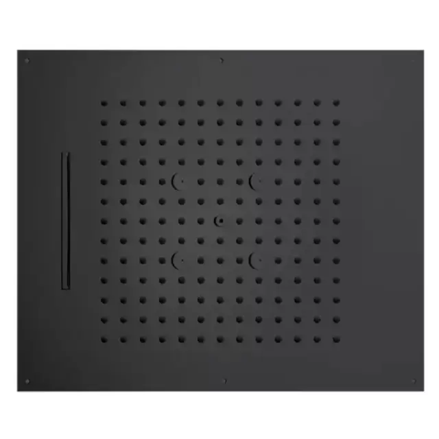 BOSSINI DREAM/3 Верхний душ 570 x 470 мм, 3 режима (дождь, каскад, туман), цвет: черный матовый