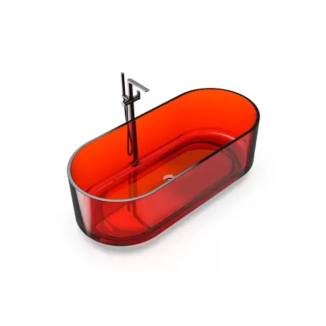 Knief Ellipse shape Ванна отдельностоящая 170x75x56см., из полимерного материала, цвет: Jaspis # 070