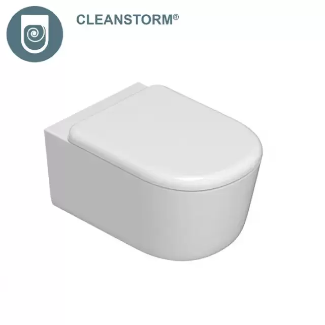 Globo Lalita Унитаз подвесной 54х36хh34см., безободковый, смыв Tornado (CLEANSTORM), цвет: белый