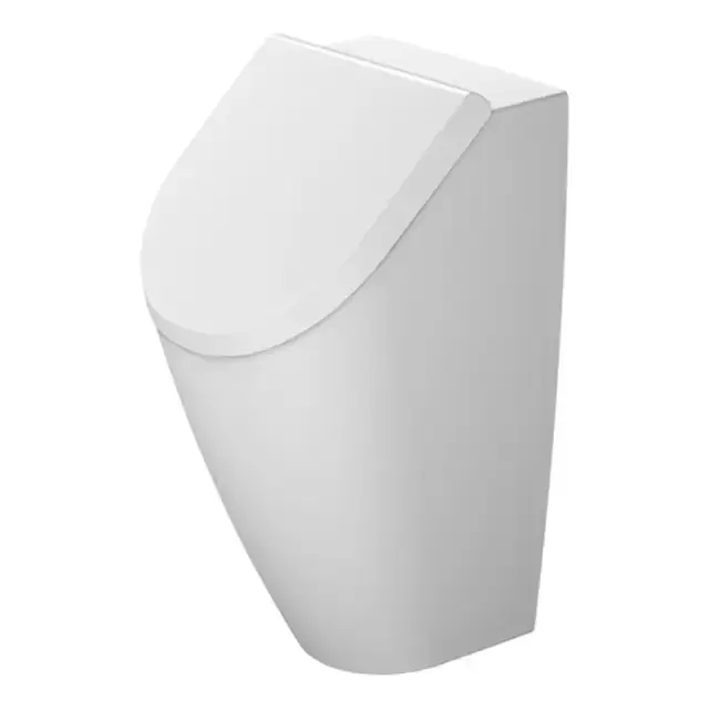 Duravit ME by Starck Dry Писсуар Duravit Rimless&reg; 0,5 л без смывного края, подача воды сзади, вкл. Крепеж, Цвет: белый