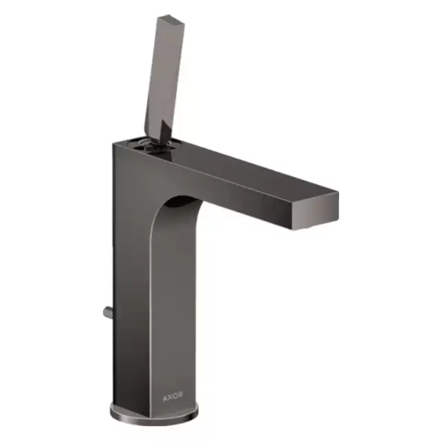 Axor Citterio, Смеситель для раковины 160, на 1 отв., с донным клапаном, цвет: полированный черный хром