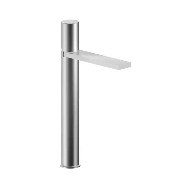 Fantini Milano Смеситель для раковины, 1 отв., излив: 170 мм, цвет: матовая натуральная сталь